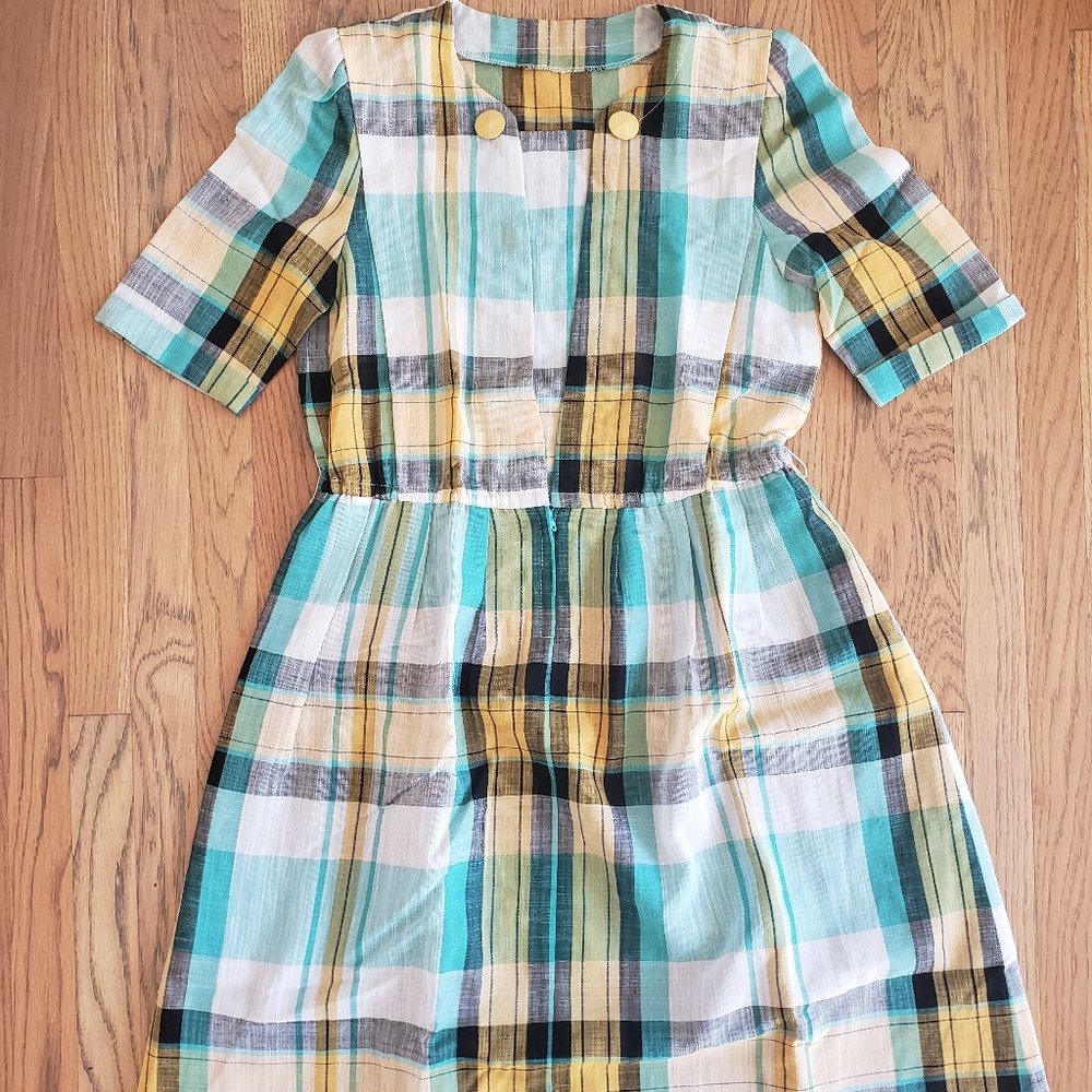 Vintage Dress Plaid